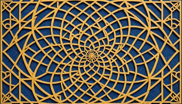 Comment les motifs géométriques sont-ils utilisés dans l'art islamique pour symboliser l'infini ?